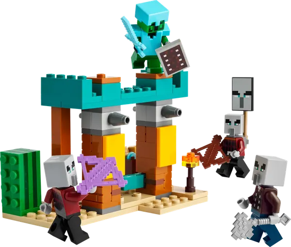 Изображение товара Конструктор Lego Minecraft Сельский патруль в пустыне 21267