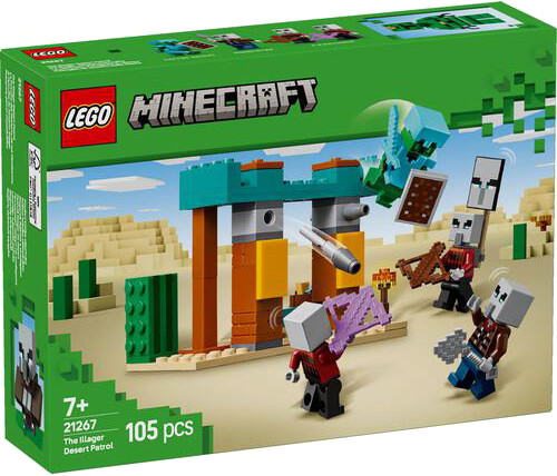 Изображение товара Конструктор Lego Minecraft Сельский патруль в пустыне 21267