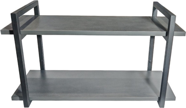 Изображение товара Полка Allerd 2 Rion 30x40 / 4060210700 (черный муар/металл бруклин)