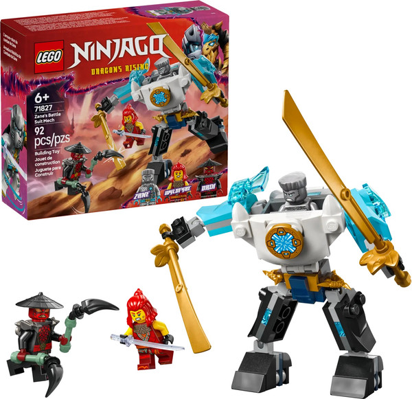 Изображение товара Конструктор Lego Ninjago Боевой робот Зейна в броне 71827