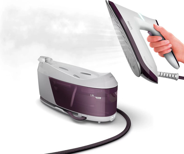 Изображение товара Утюг с парогенератором Philips PSG6020/30 (белый/фиолетовый)