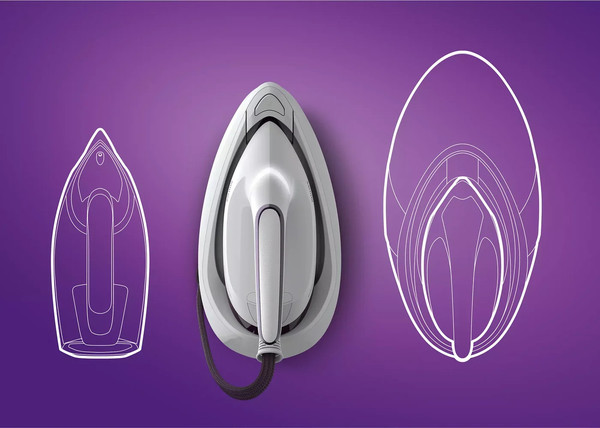 Изображение товара Утюг с парогенератором Philips PSG6020/30 (белый/фиолетовый)