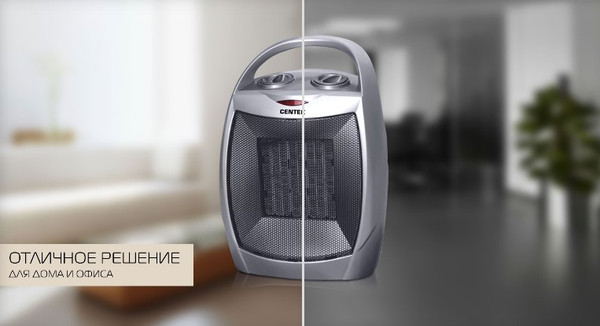 Изображение товара Тепловентилятор Centek CT-6020 (серый/черный)