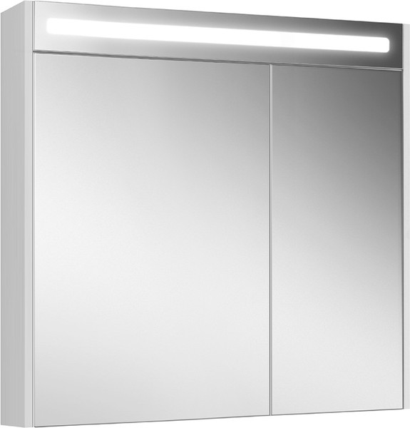 Изображение товара Шкаф с зеркалом для ванной Belux Бристоль ВШ 85 (1, белый глянцевый)