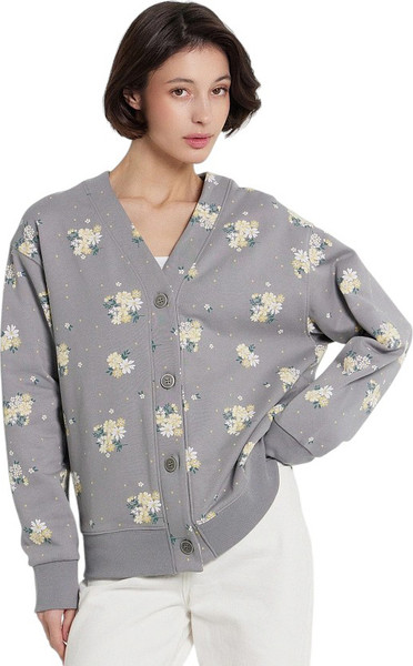 Изображение товара Кардиган Mark Formelle 172114 (р.164/170-88-94, цветы на сером)