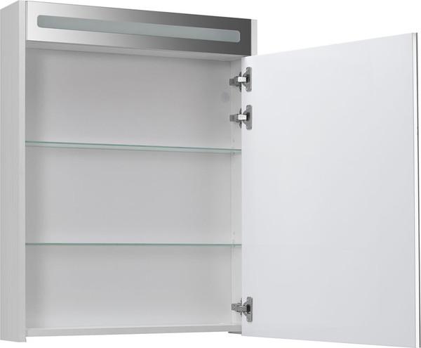 Изображение товара Шкаф с зеркалом для ванной Belux Бристоль ВШ 65 (1, белый глянцевый)