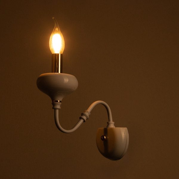 Изображение товара Бра BayerLux Флоренция 10352956 (белый/золото)