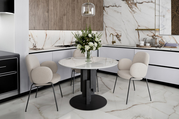 Изображение товара Стул Woodville Kalipso (белый/черный)