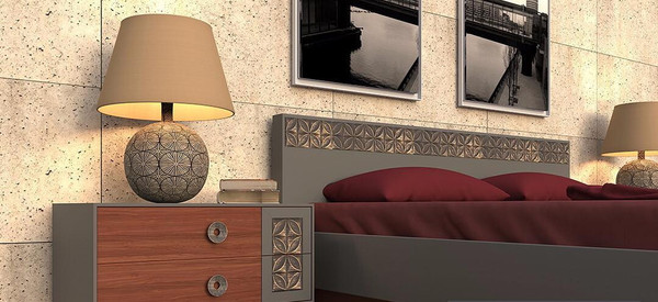 Изображение товара Панель ПВХ KMS Yildiz 111x444 / S332-10-CM (кофе мокко)