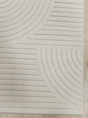 Изображение товара Ковер Radjab Carpet Сканди Сизаль Прямоугольник 10949A / 12211RK (1.6x2.3, Krem/Krem)