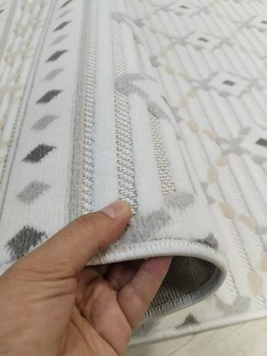 Изображение товара Ковер Radjab Carpet Сканди Сизаль Прямоугольник 10706A / 12244RK (3x4, Grii/Krem)