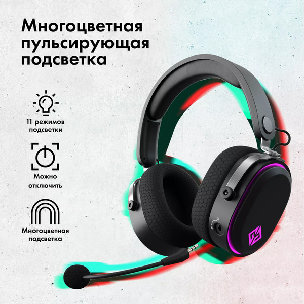 Изображение товара Наушники-гарнитура GMNG GG-HS405W (черный)