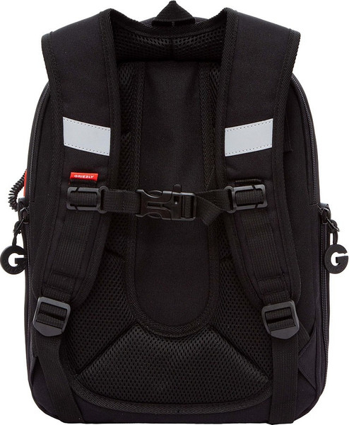 Изображение товара Школьный рюкзак Grizzly RAf-593-3 (черный)