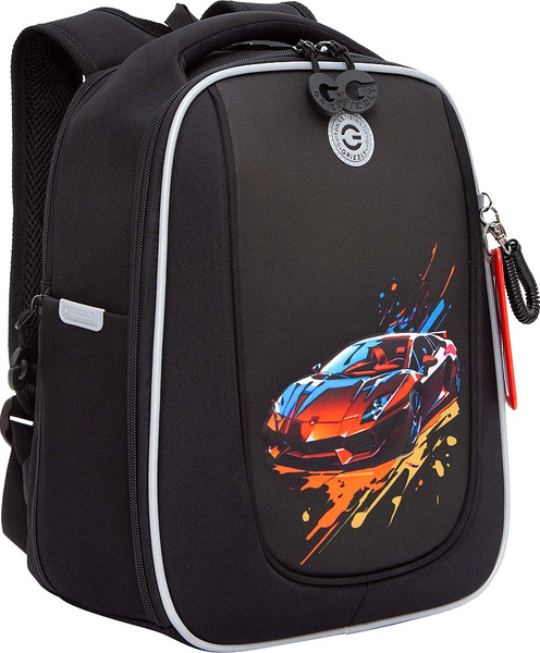 Изображение товара Школьный рюкзак Grizzly RAf-593-3 (черный)