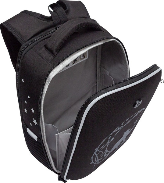 Изображение товара Школьный рюкзак Grizzly RAw-594-6 (черный/разноцветный)