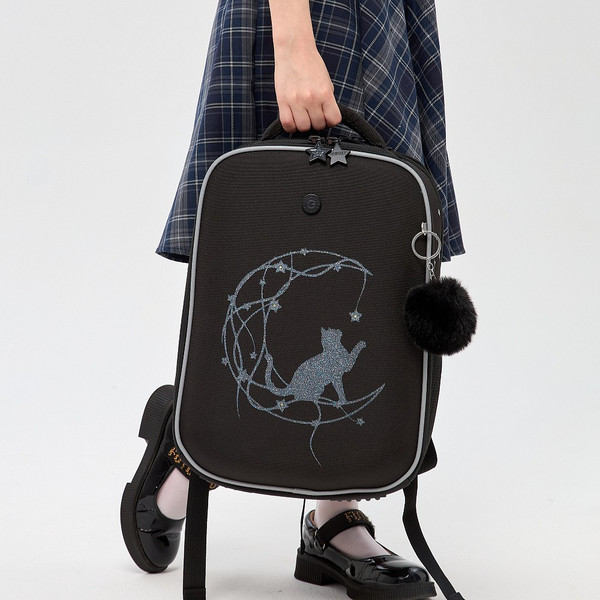 Изображение товара Школьный рюкзак Grizzly RAw-594-6 (черный/разноцветный)