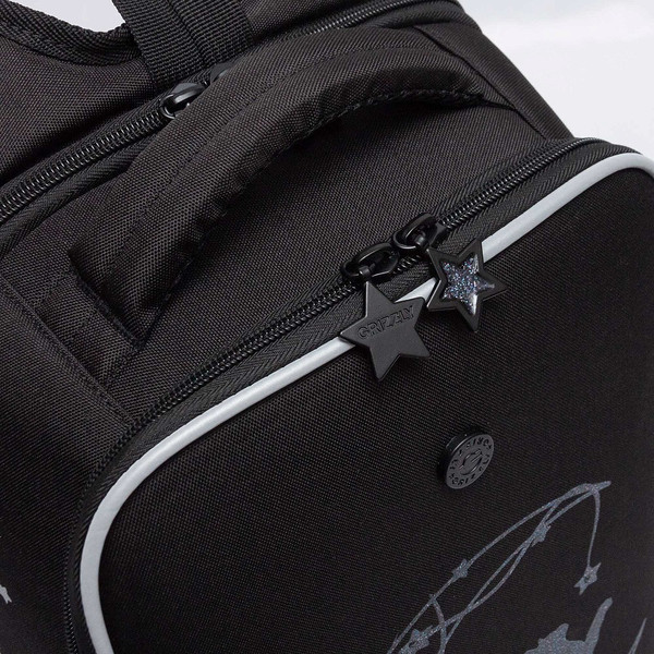 Изображение товара Школьный рюкзак Grizzly RAw-594-6 (черный/разноцветный)