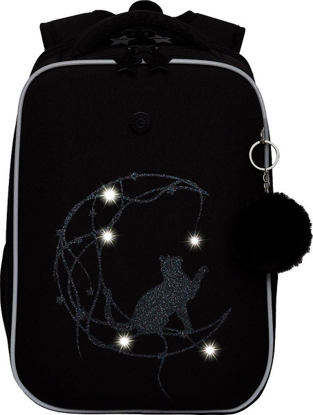 Изображение товара Школьный рюкзак Grizzly RAw-594-6 (черный/разноцветный)