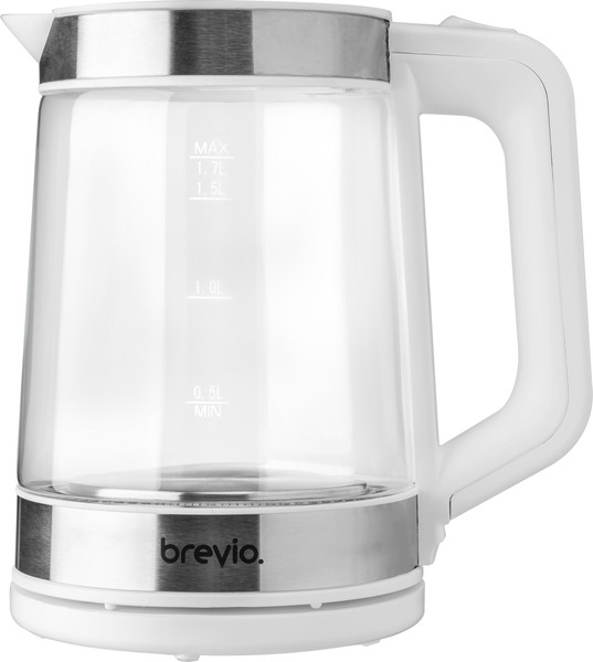 Изображение товара Электрочайник Brevio Glass Kettle BV1706 (белый)