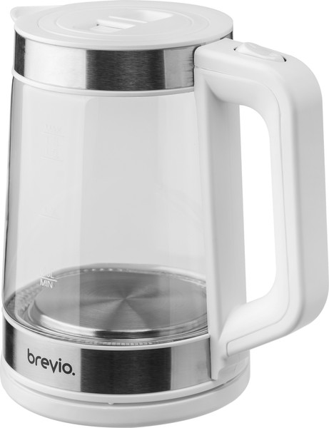 Изображение товара Электрочайник Brevio Glass Kettle BV1706 (белый)