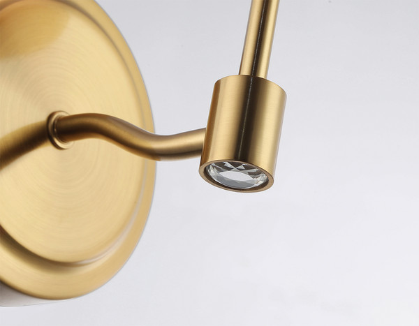 Изображение товара Бра Ambrella LH56056 BS/FR (латунь/белый матовый)