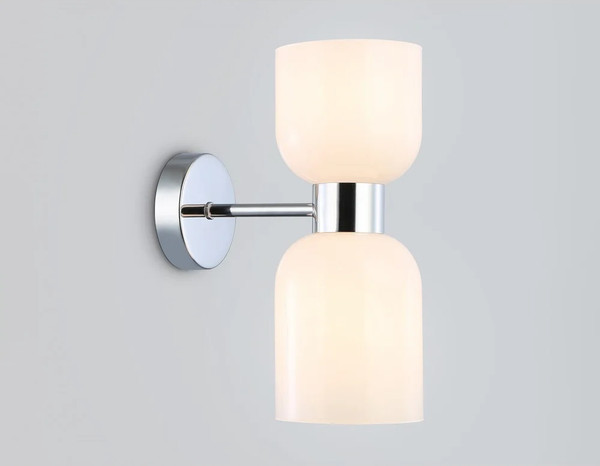 Изображение товара Бра Ambrella LH56087/2 СH/FR (хром/белый матовый)