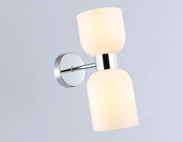 Изображение товара Бра Ambrella LH56087/2 СH/FR (хром/белый матовый)