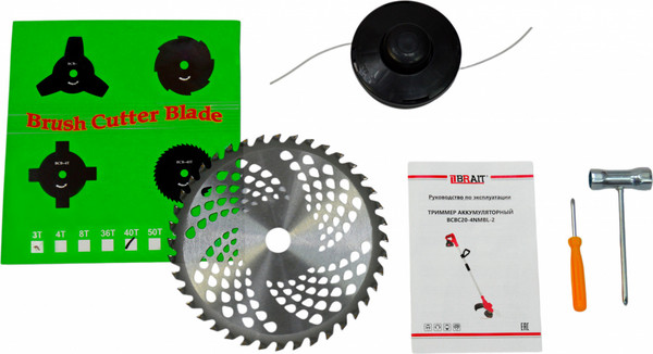 Изображение товара Триммер аккумуляторный Brait BCBC20-4NMBL-2