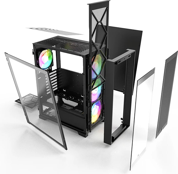 Изображение товара Корпус для компьютера Montech Air 1000 Premium / AIR1000PB (черный)