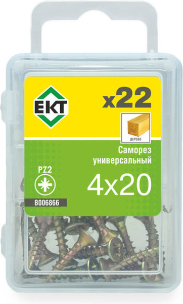 Изображение товара Саморез ЕКТ 4.0х20 / B006866 (22шт)