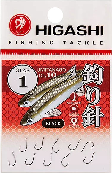 Изображение товара Набор крючков рыболовных Higashi Umitanago Ringed #1 / 03690