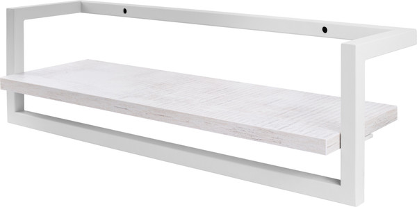 Изображение товара Полка Allerd 80 Rion 80x18 / 4100110200 (белый муар/энигма)