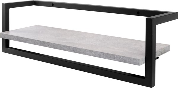 Изображение товара Полка Allerd 80 Rion 80x18 / 4100210500 (черный муар/бетон)