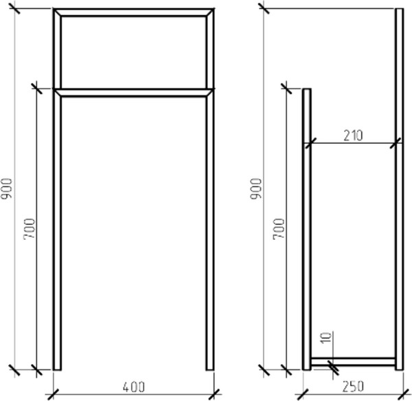 Изображение товара Вешалка для одежды Allerd 90 Rion 90x45 / 1060200000 (черный муар)