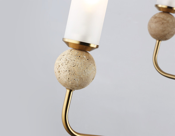 Изображение товара Люстра Ambrella LH53251/6 BS/FR (латунь/белый матовый)