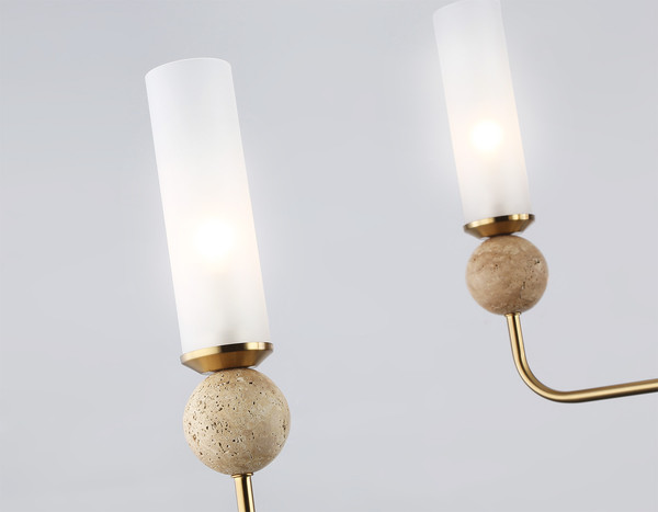 Изображение товара Люстра Ambrella LH53251/6 BS/FR (латунь/белый матовый)