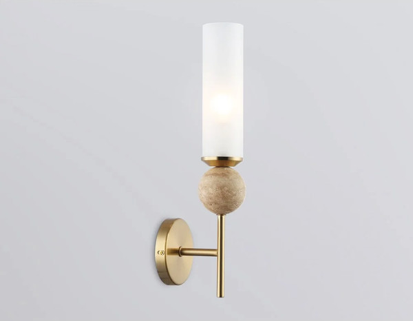 Изображение товара Бра Ambrella LH53254 BS/FR (латунь/белый матовый)