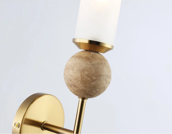 Изображение товара Бра Ambrella LH53254 BS/FR (латунь/белый матовый)