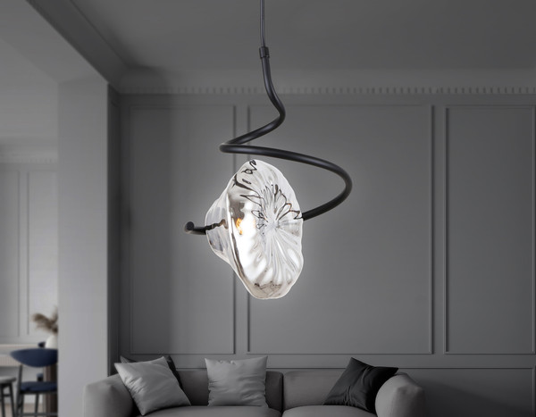 Изображение товара Потолочный светильник Ambrella LH15001 BK/SM (черный/дымчатый)