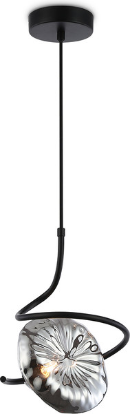 Изображение товара Потолочный светильник Ambrella LH15001 BK/SM (черный/дымчатый)
