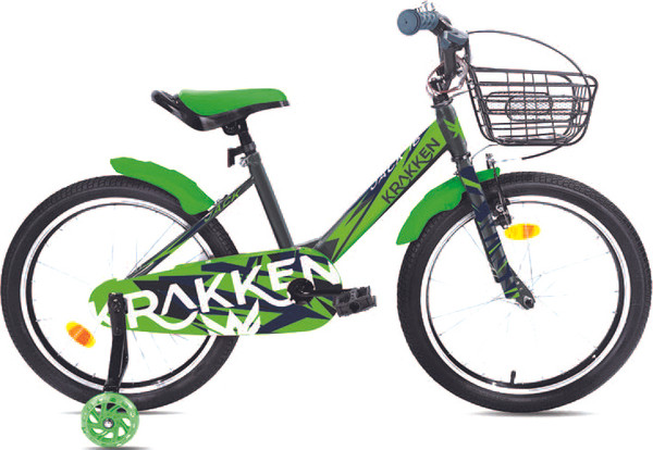 Изображение товара Детский велосипед Krakken Jack 16 (черный, разобранный, в коробке)