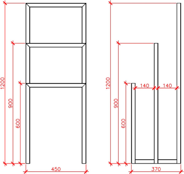 Изображение товара Вешалка для одежды Allerd 120 Geon 120x45 / 1080200000 (черный муар)