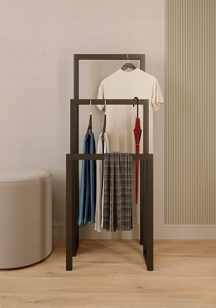 Изображение товара Вешалка для одежды Allerd 120 Geon 120x45 / 1080200000 (черный муар)