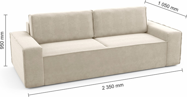 Изображение товара Диван Mio Tesoro Аура (велютто 04)