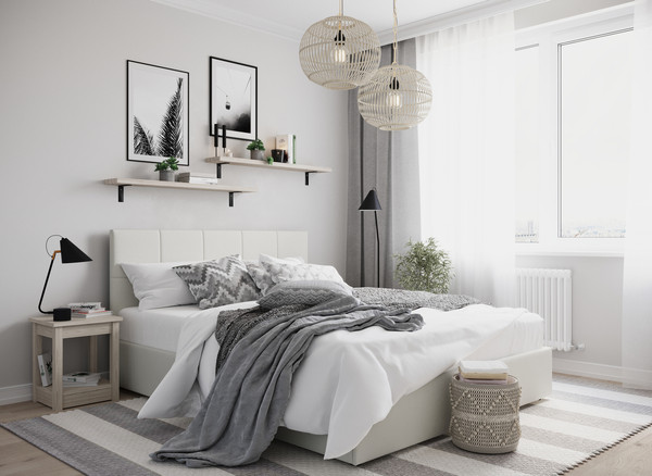 Изображение товара Двуспальная кровать Moon Family 1261 / MF012130