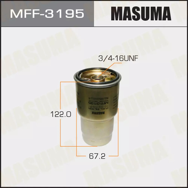 Изображение товара Топливный фильтр Masuma MFF3195