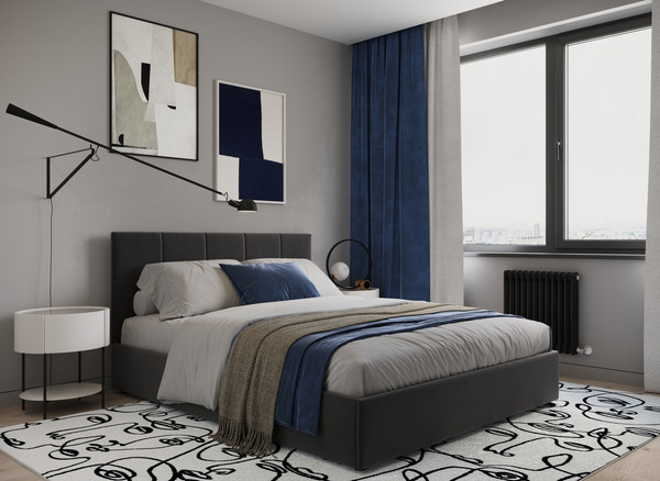 Изображение товара Двуспальная кровать Moon Family 1261 / MF012120