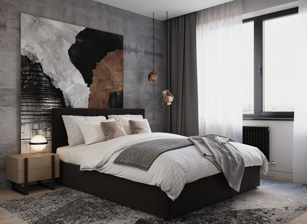 Изображение товара Двуспальная кровать Moon Family 1261 / MF011890