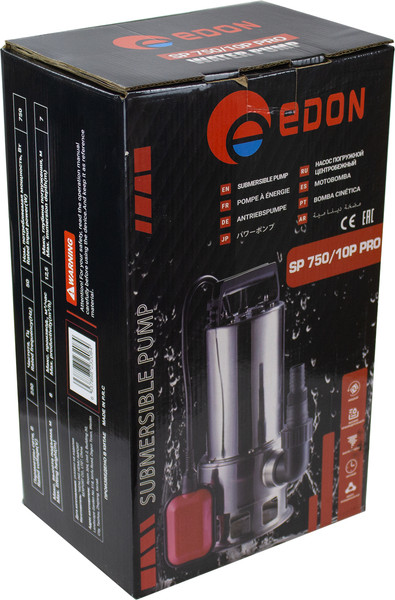 Изображение товара Фекальный насос Edon SP 750/10P PRO / 24888