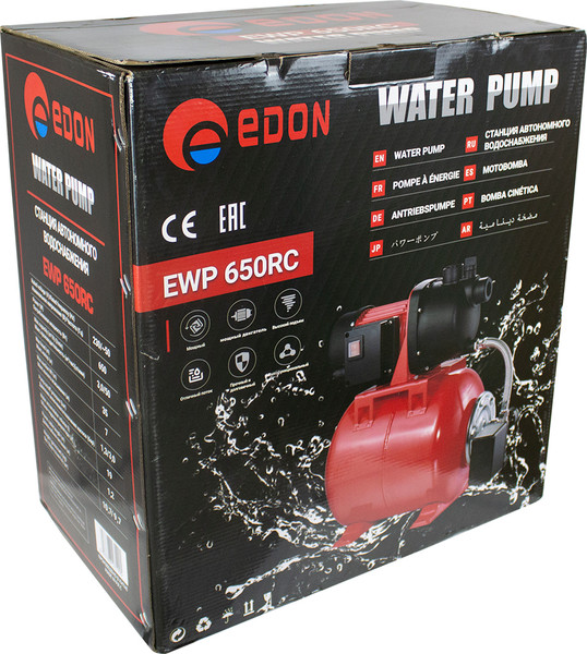 Изображение товара Насосная станция Edon EWP 650RC / 24809